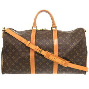 Louis Vuitton Keepall Bandouliere Monogram Boston Bag LV